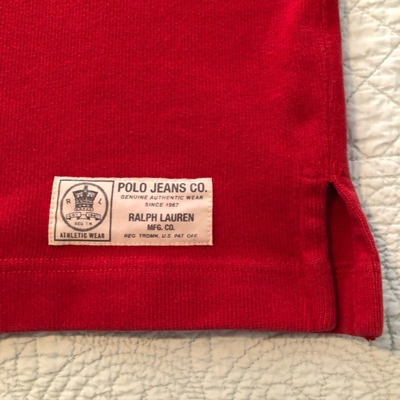 Ralph Lauren red pullover jersey shirt. Men’s size large. - Picture 10 of 12
